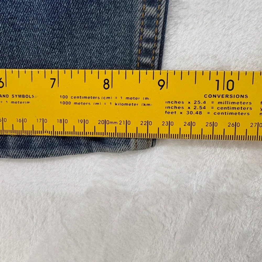 Levi's 506 Straight Mens 38x30 Jeans Blue Denim Classic Fit‎ 5-Pocket Regular